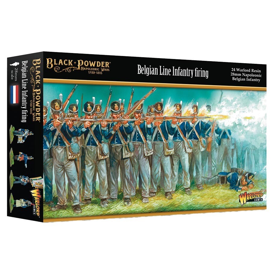 WLG302412410 Warlord Games Black Powder: Napoleonic Belgian Line Infantry Firing