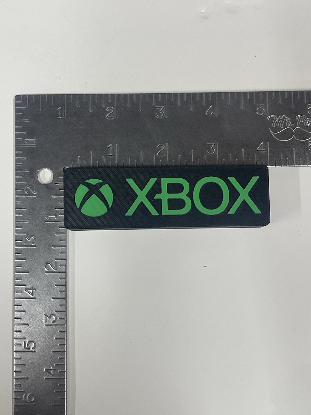 XBOX 3D printed Logo Thick Free Standing Shelf Display