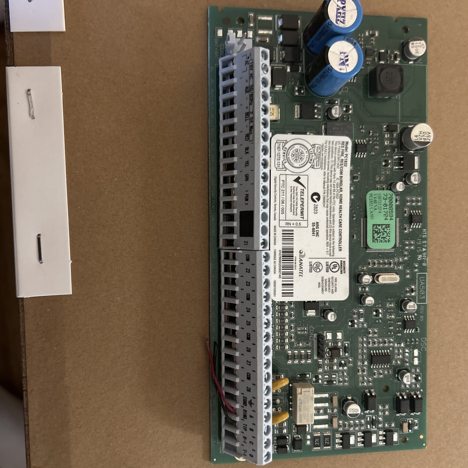 DSC PC1832 Control Panel