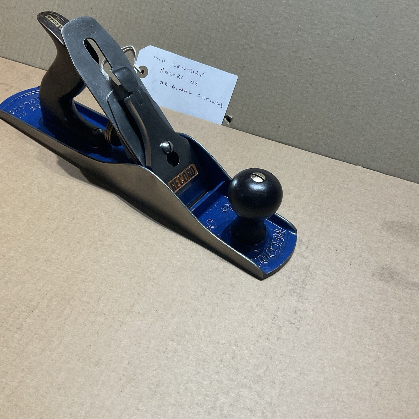 Record 05 Jack Plane. Original Fittings Made In England