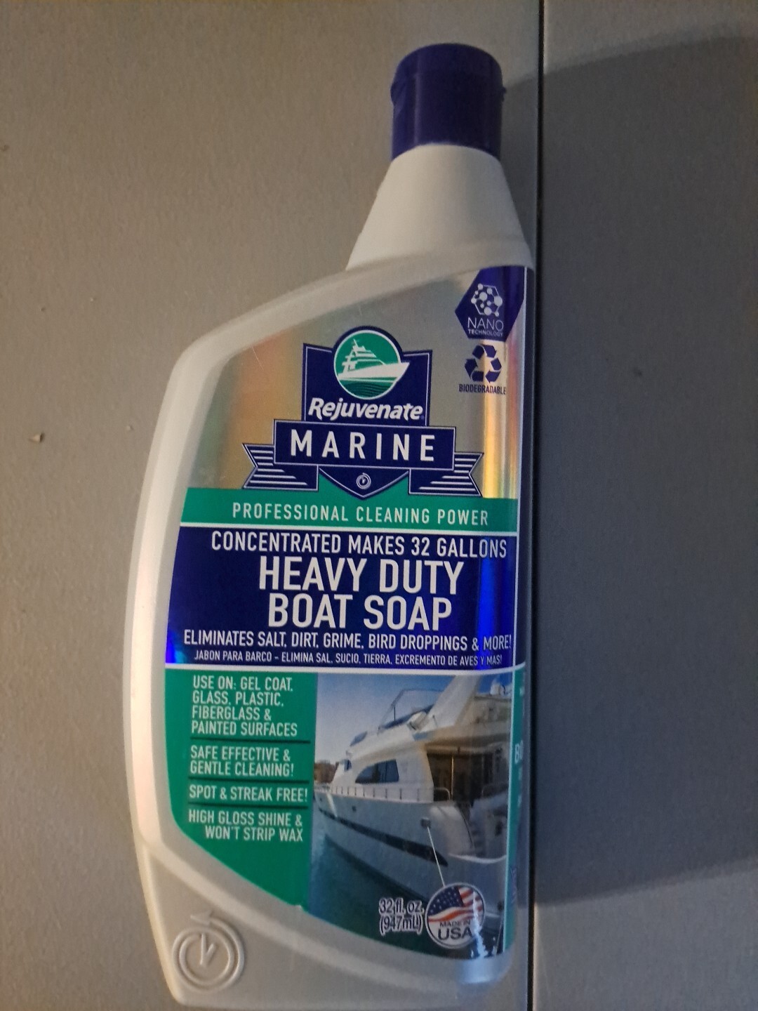 Rejuvenate Heavy Duty Boat Soap Concentrate, 1-Quart - Makes 32 Gallons