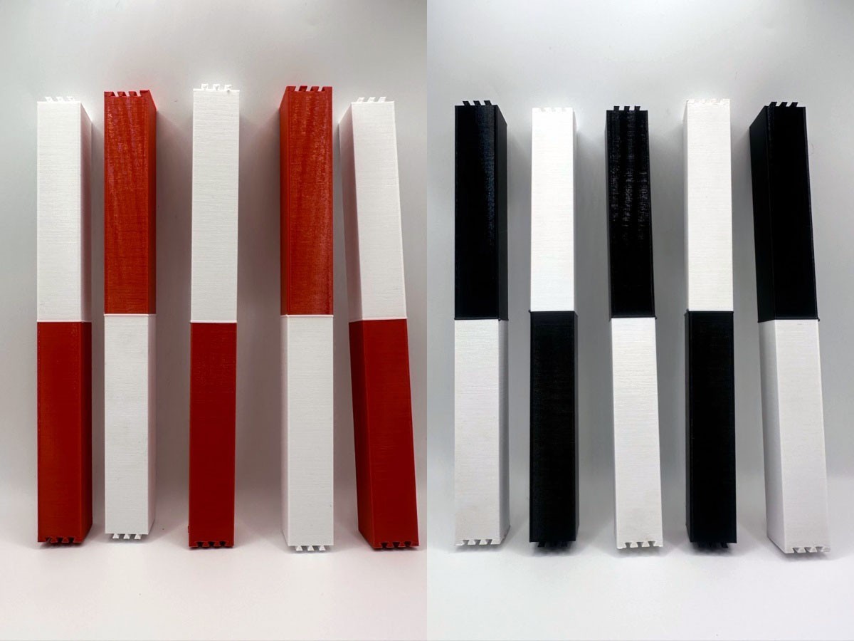 1m Stackable Meter Photo Stick Set 5x 200mm Connecting Site Scale Ruler Rods