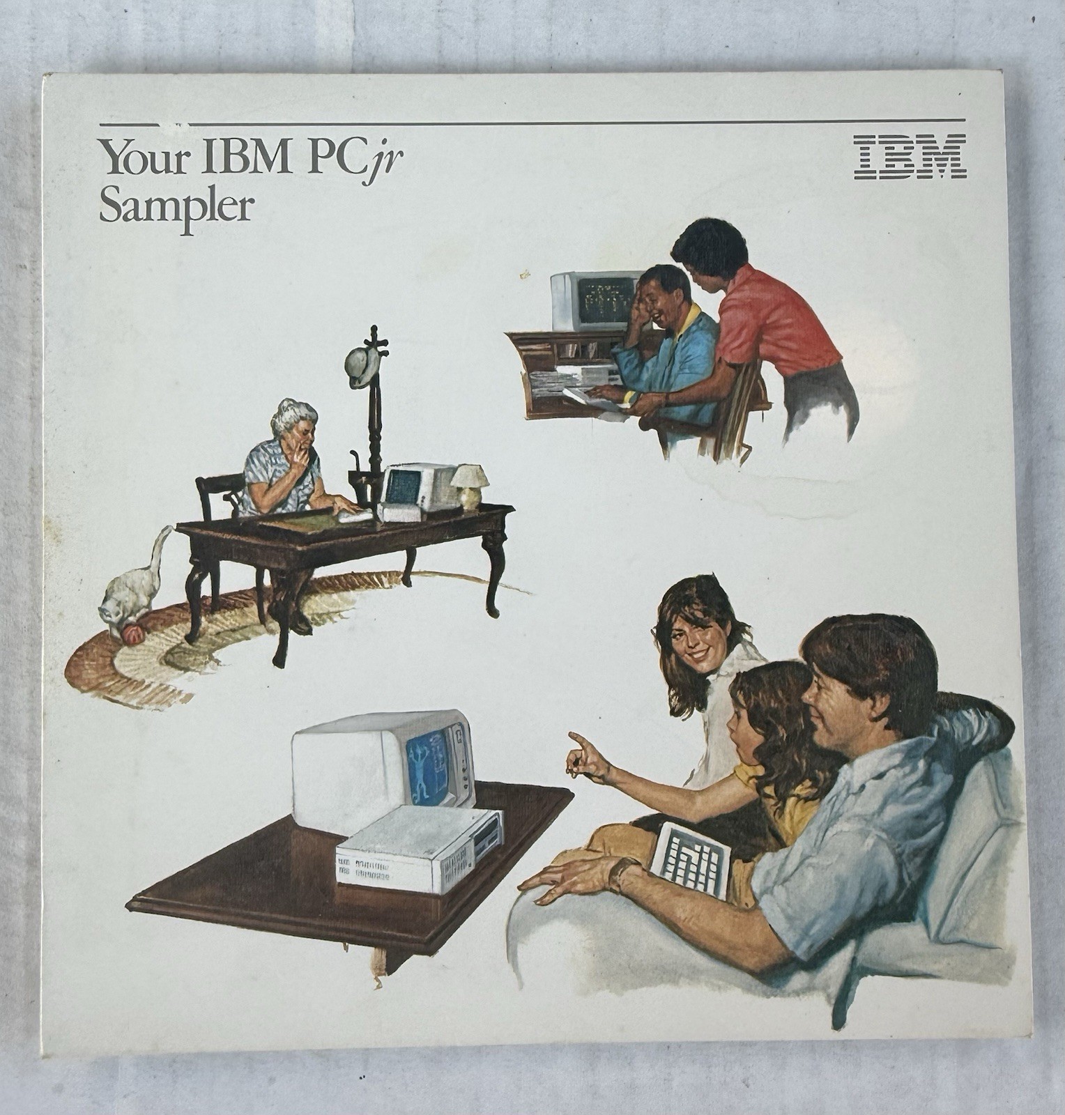 IBM Software Your PC Jr 1983 **Dust Jacket Only No Disc** Vintage