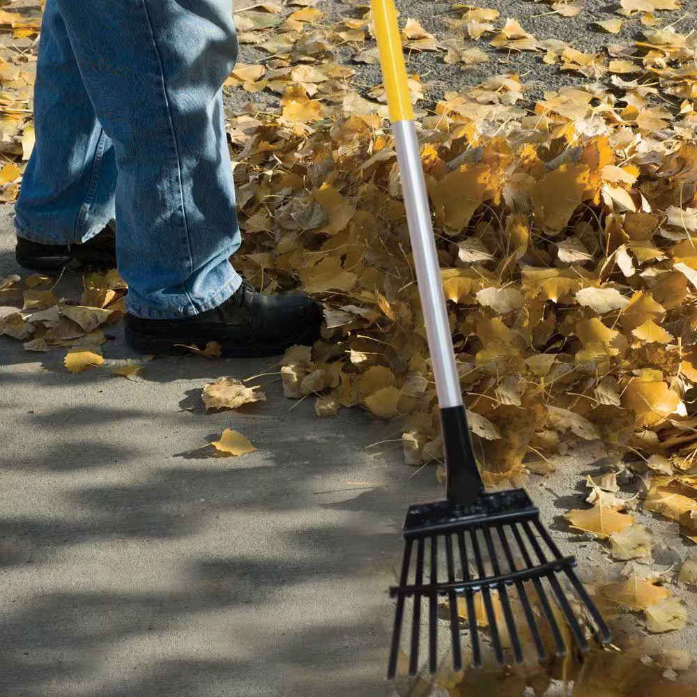 Superflex 48 In. Handle 11-Tine Steel Shrub Rake