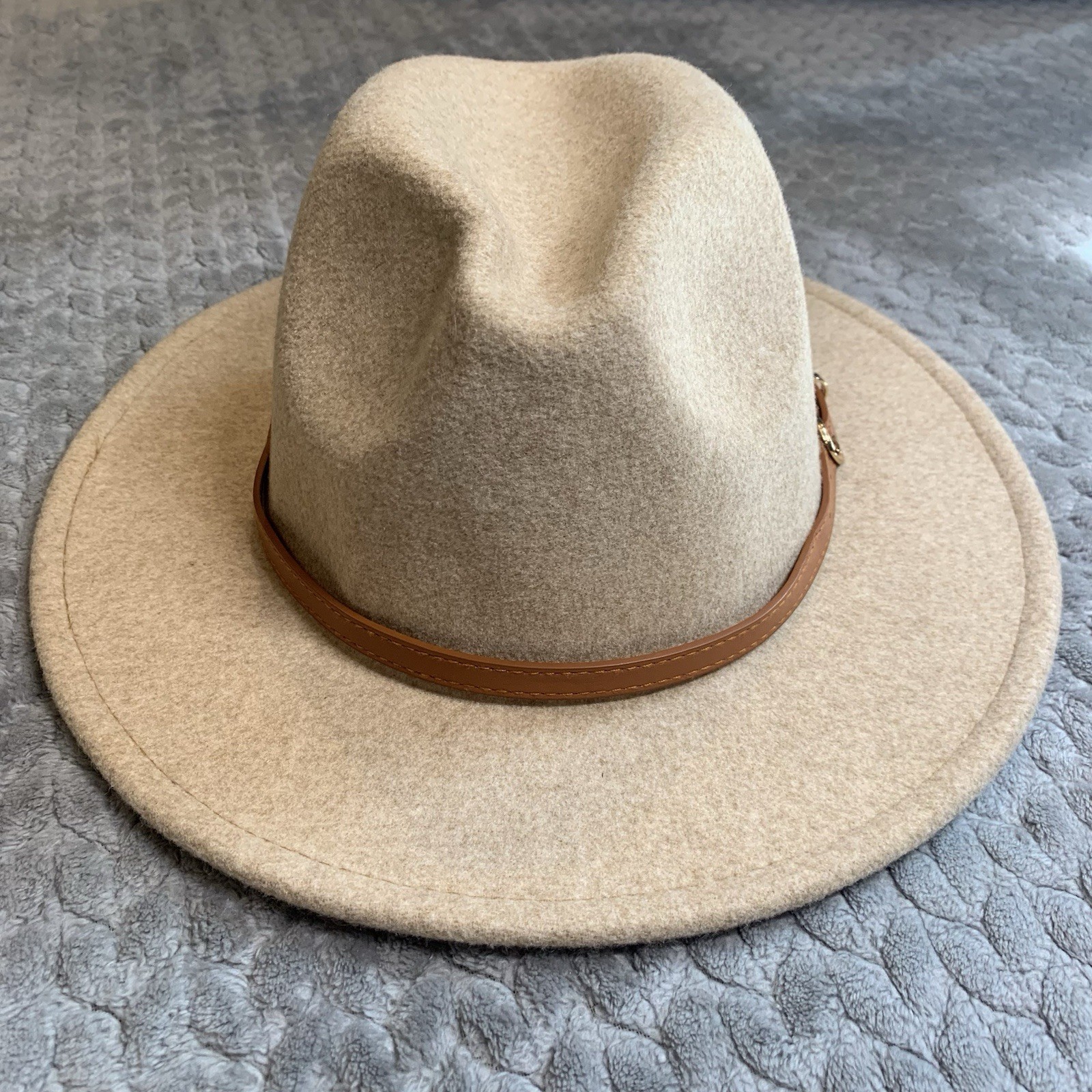 Altar’d State Wide Brim Hats Bundle – Beige & Sage Boho Rancher Fedora One Size