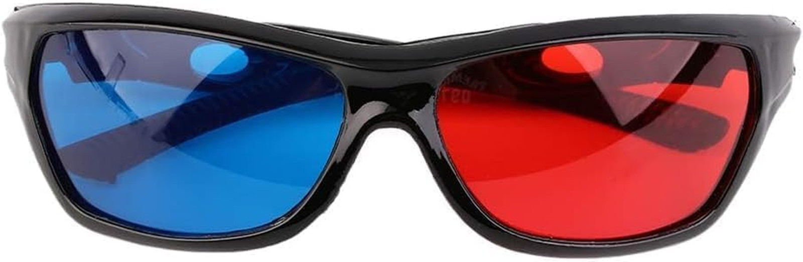 1Pcs Black Adult Black Frame Red Blue 3D Glasses, 3D Glasses for Dimensional ...