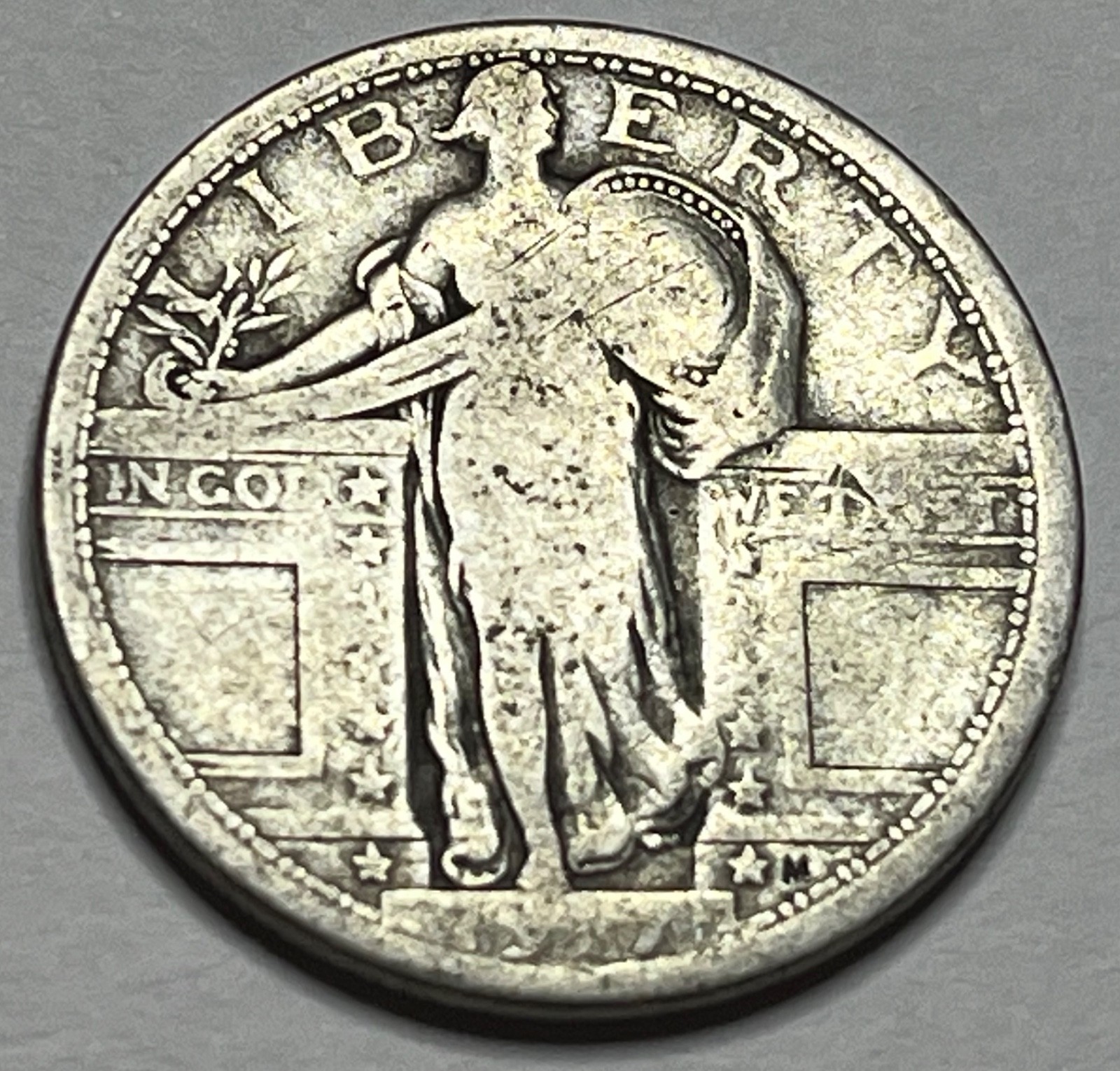 1917-P Type 1 Standing Liberty Quarter - Nice Better Date 25C; Y062