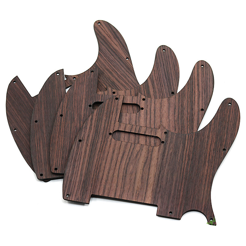 Electric Guitar Panel Guard Rosewood 8-hole Pickup Guard Veneer Front Cover