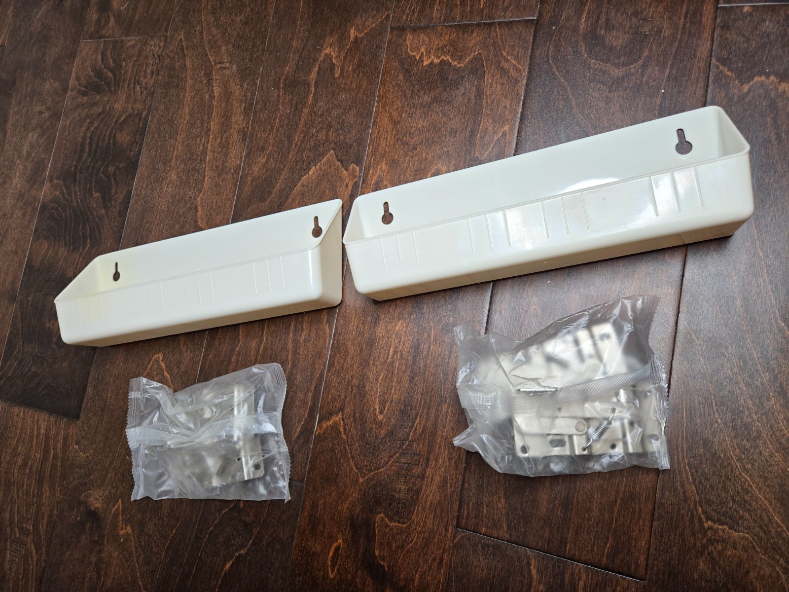 2xREV-A-SHELF Sink Front Tray 11" Tip Out Beige Polymer 6572-11-15-52 NEW