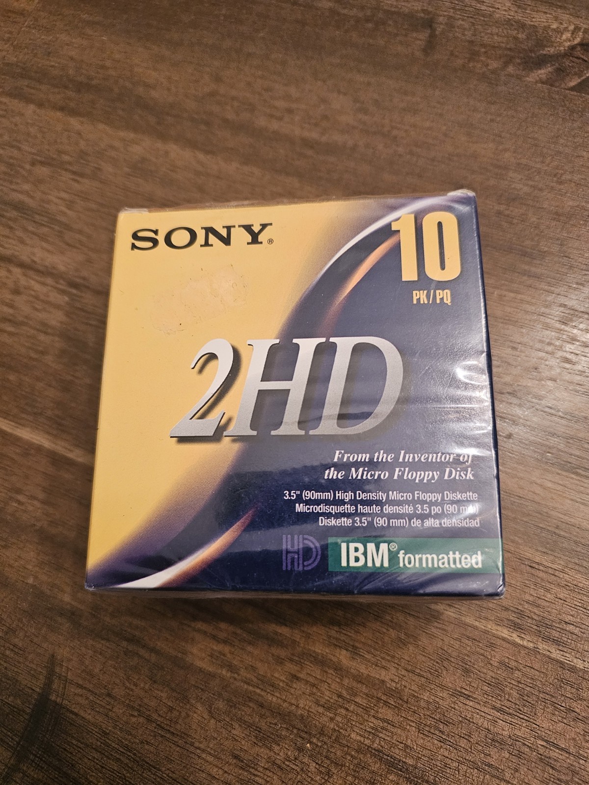Sony 2HD Floppy Diskettes IBM Formatted 1.44 MB 3.5 Inch 1- 10 Pack NEW