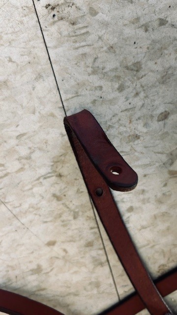 TORY Split Western Reins * LEATHER Brown * VGC