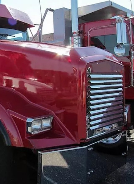 Kenworth T800 Replacement Hood Grill W/Louver Style Bars 1995 and Newer