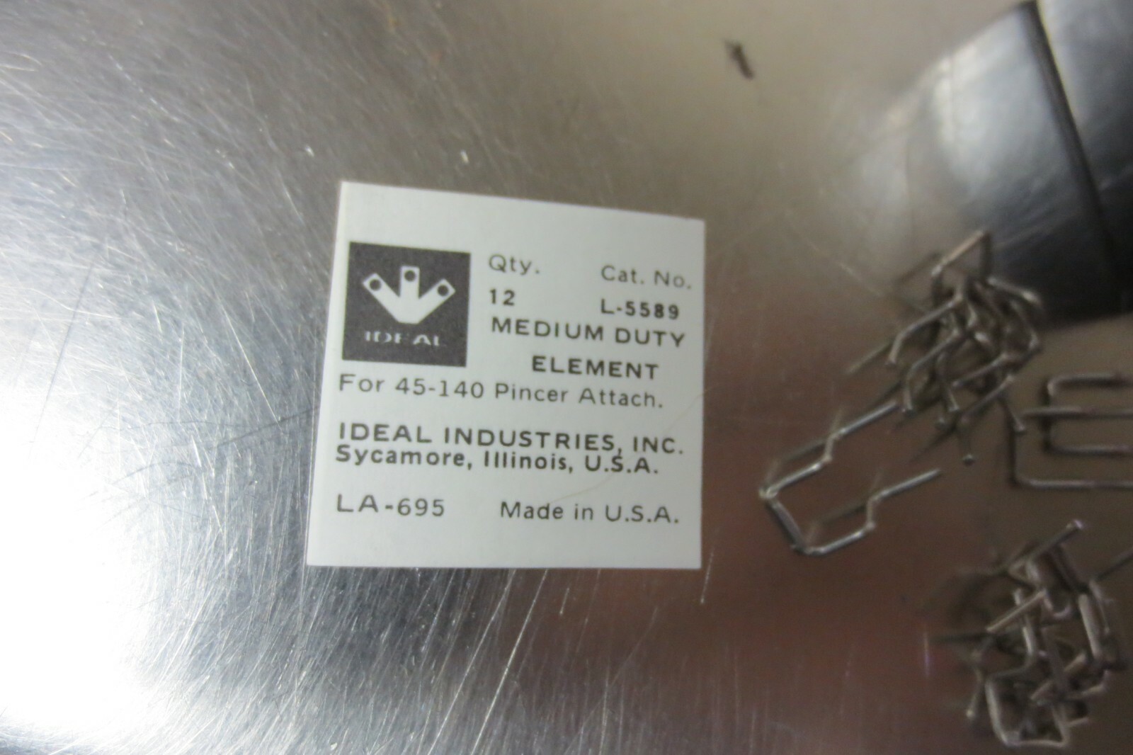 12 Ideal Medium Element L-5589 for 45-140 Thermo-Strip Pincer Attachment