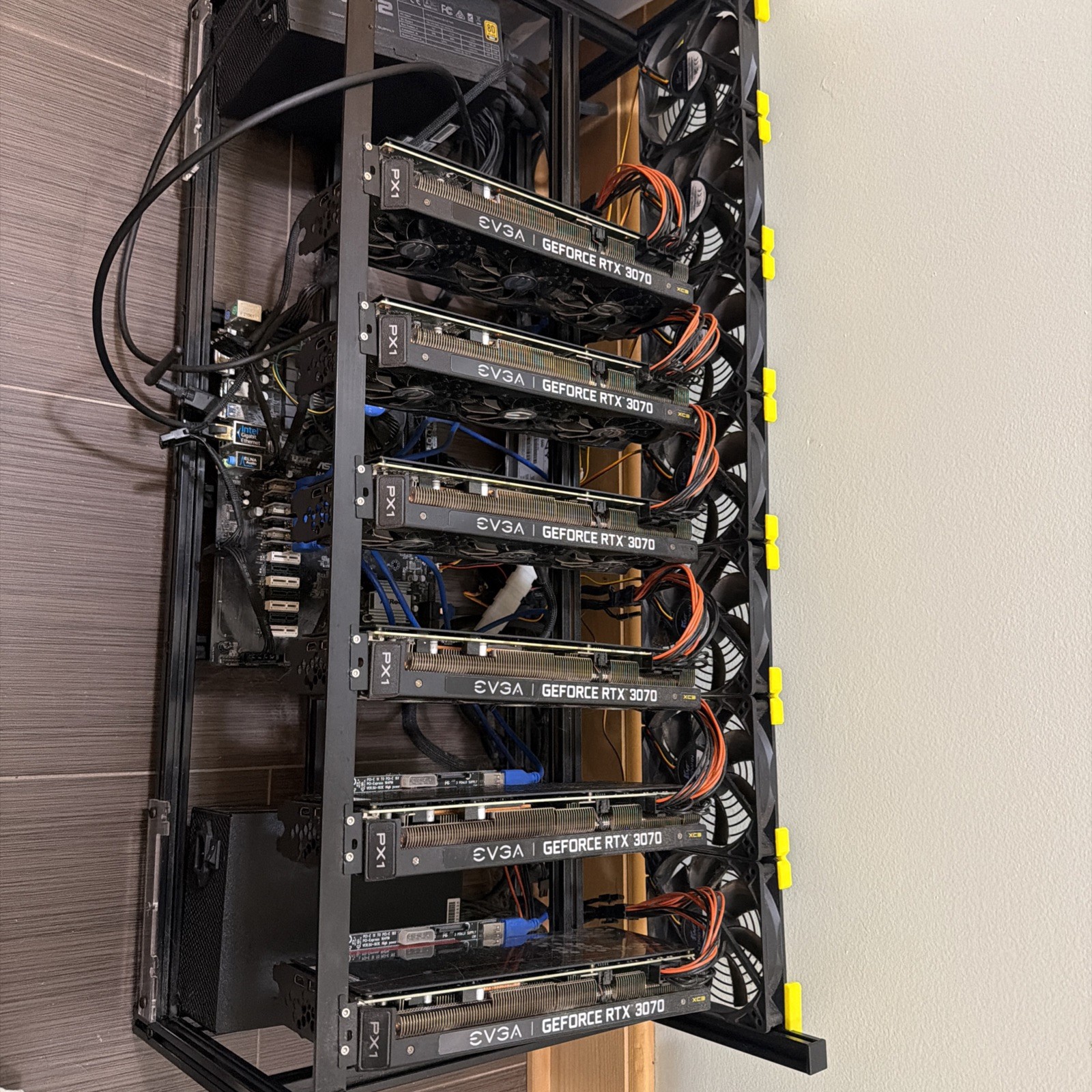 6-GPU EVGA RTX 3070 Mining Rig XC3
