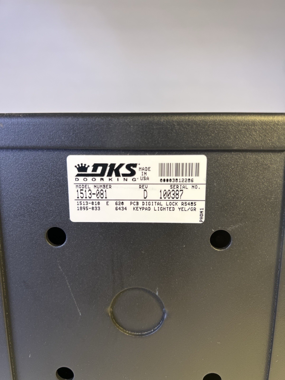 DKS DoorKing 1513-081 Surface Mount Secondary Keypad UNTESTED