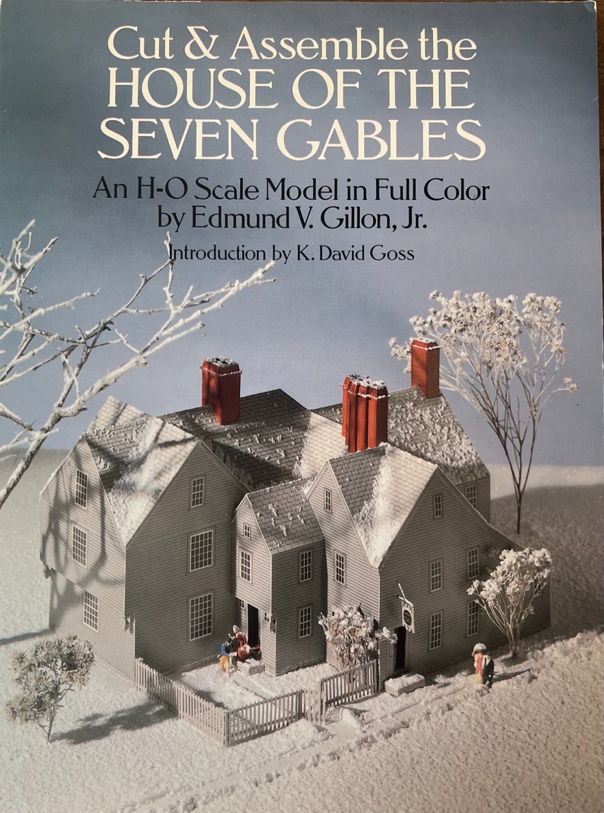 Dover Publications card model book of "Cut & Assemble" the House of Seven Gables