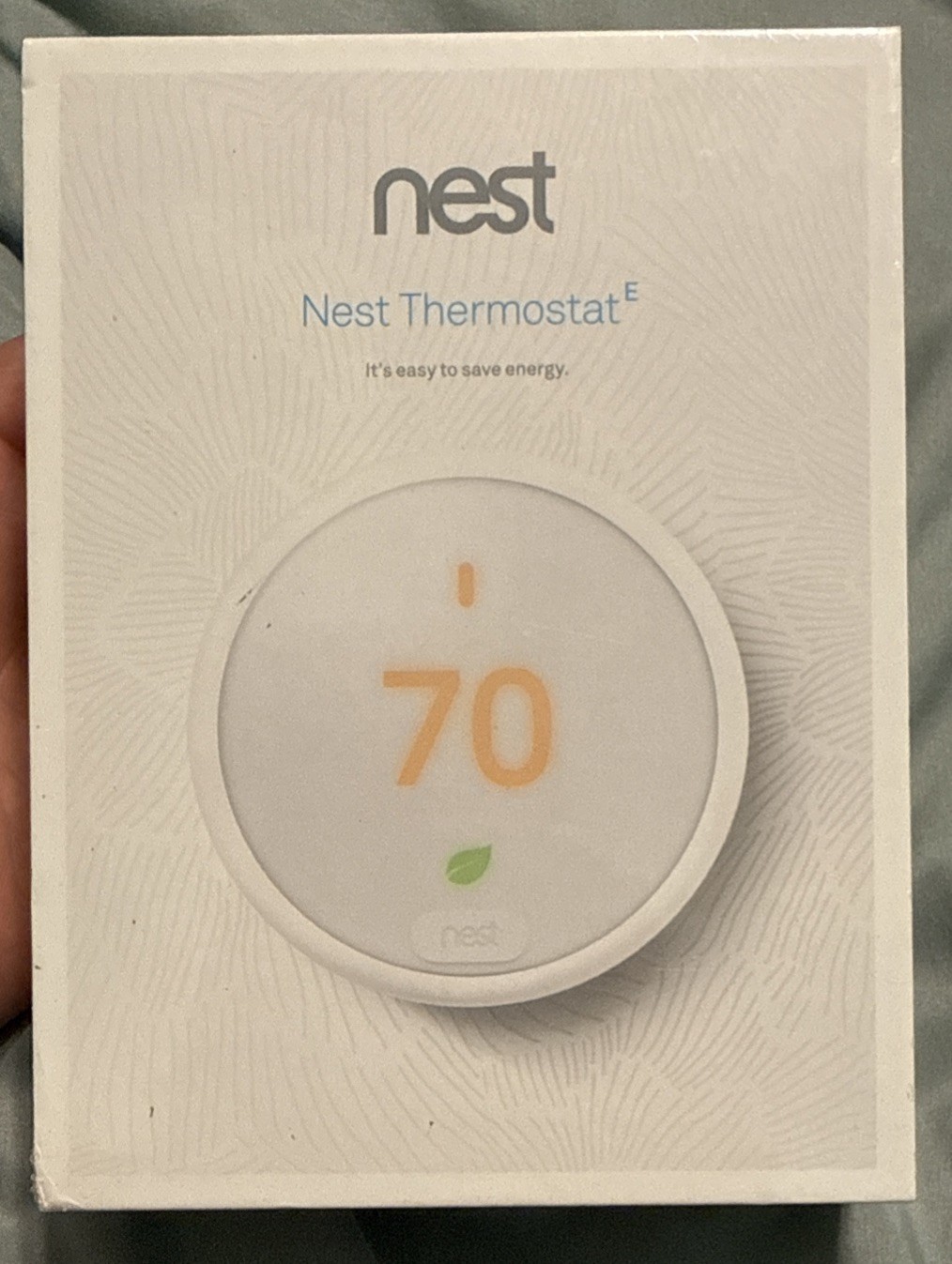Nest Thermostat E T4000ES Programmable Thermostat White New Sealed
