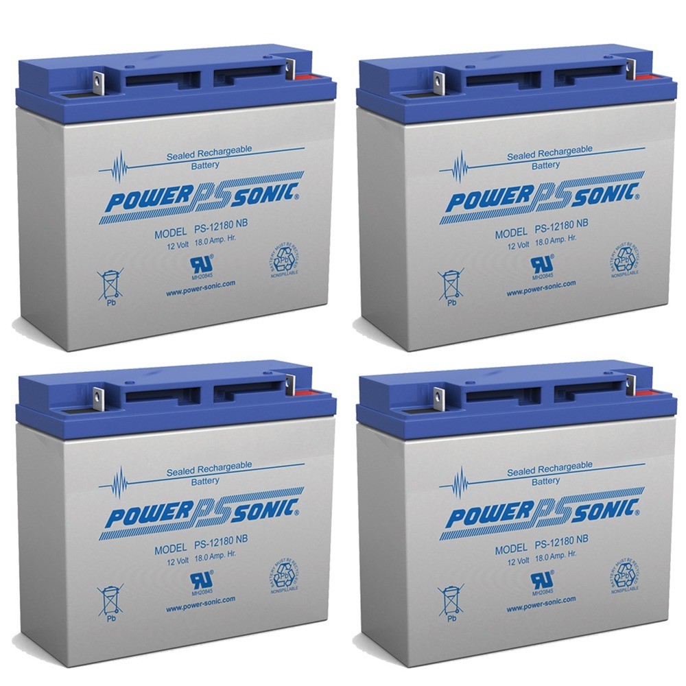 Power-Sonic RBC11 RBC55 Replaces APC UPS SU2000 SU2200RM SU2200X173 - 4 Pack