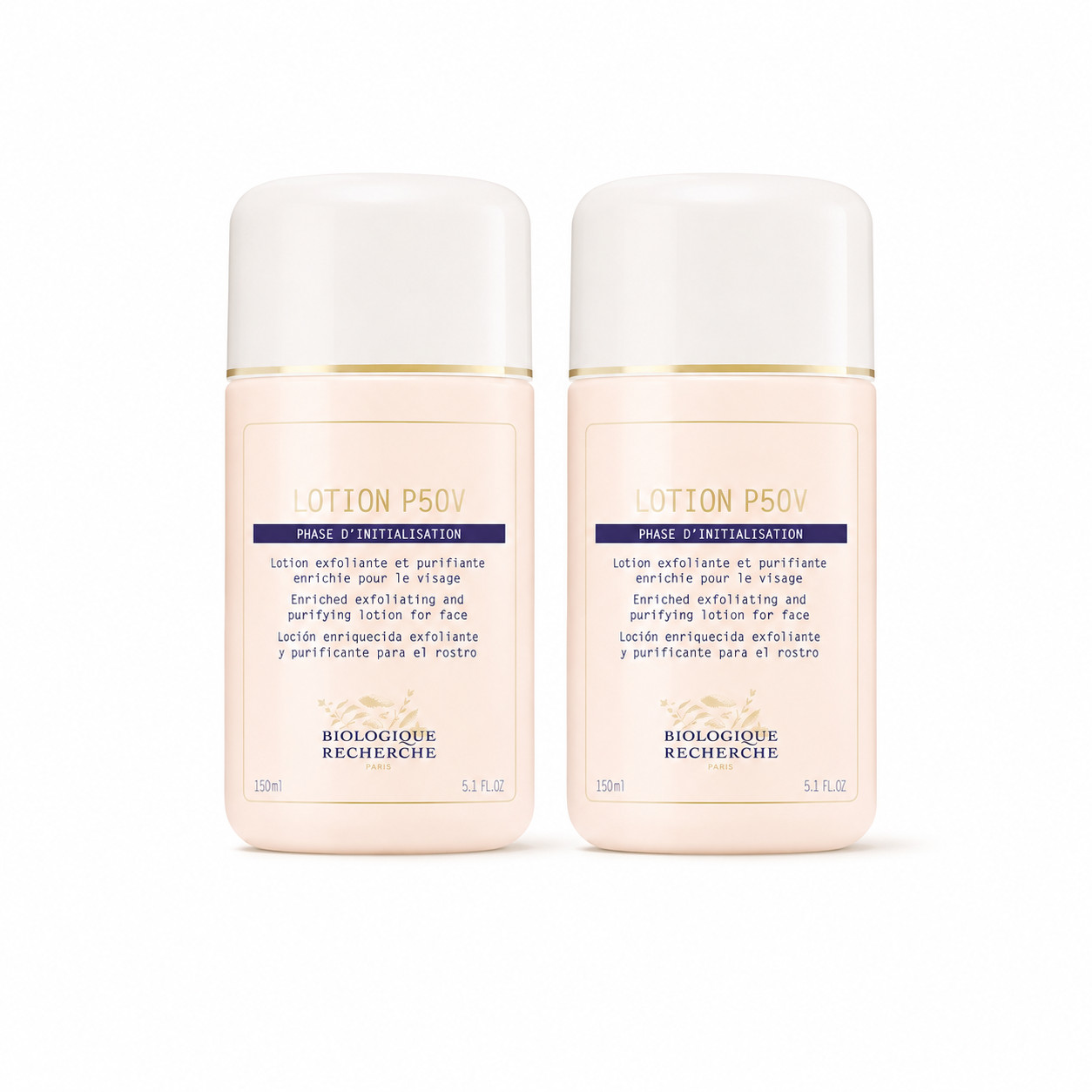 2 x Biologique Recherche Lotion P50V-150ml/5.1oz. each-Sealed-EXP 08/2026