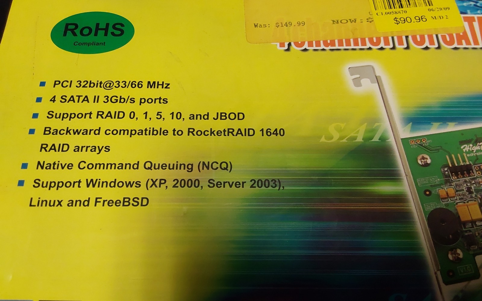 HighPoint Technologies RocketRAID 1740 RAID Controller Card