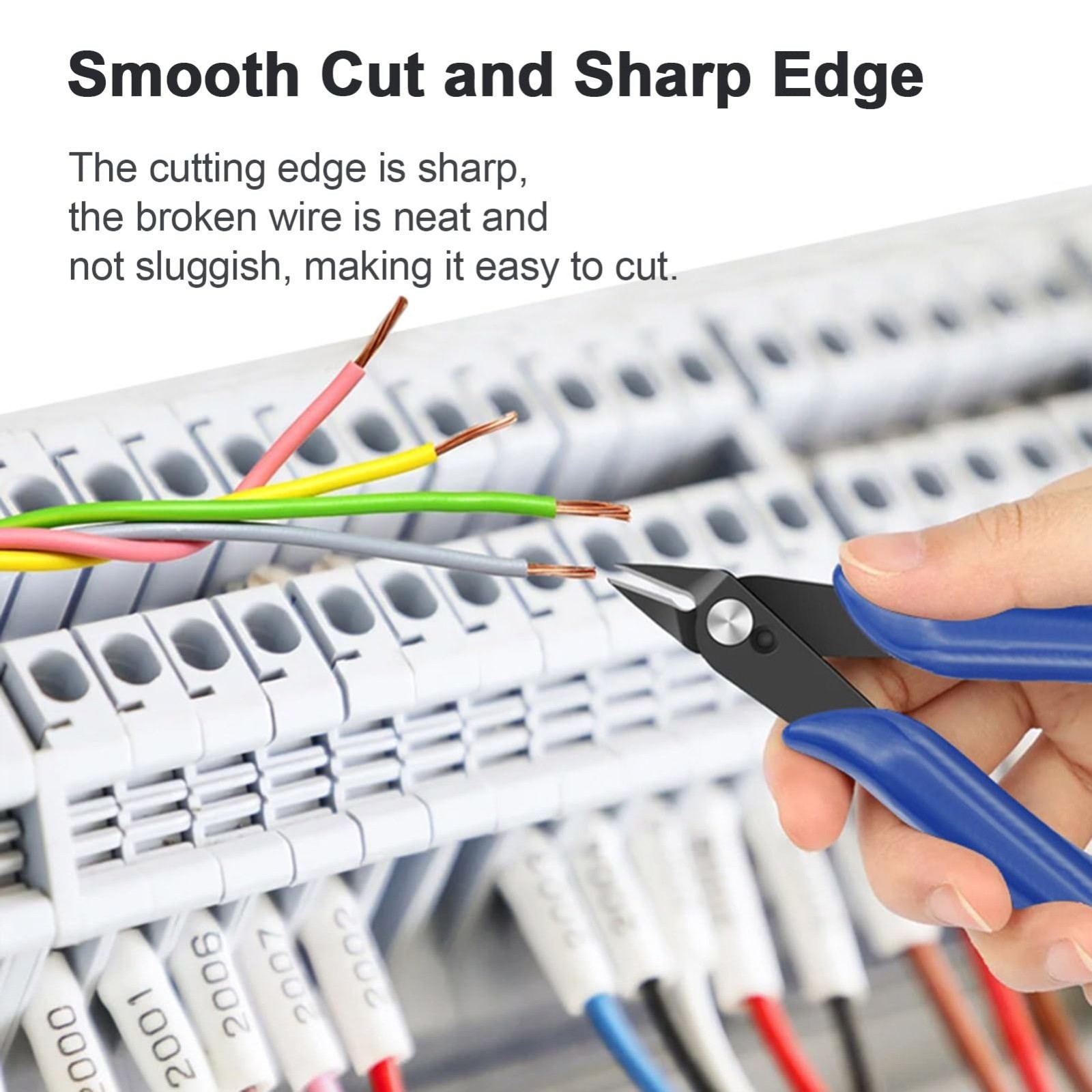 2 PCS Flush Cutters Micro Wire Cutters for Jewelry Electronics Crafts Models New