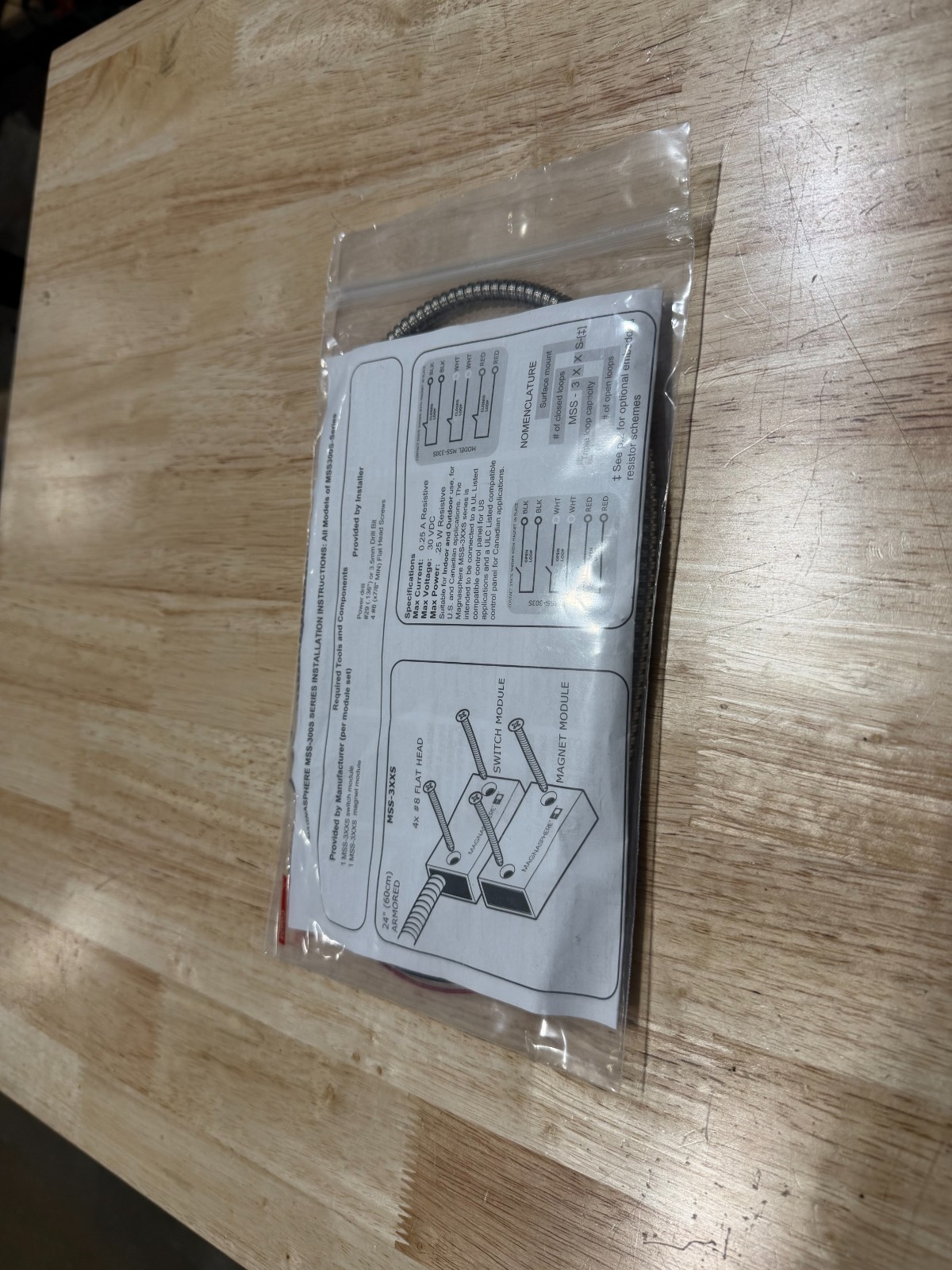 Magnasphere MSS-321S Door Contact Surface Mount(D4.7)