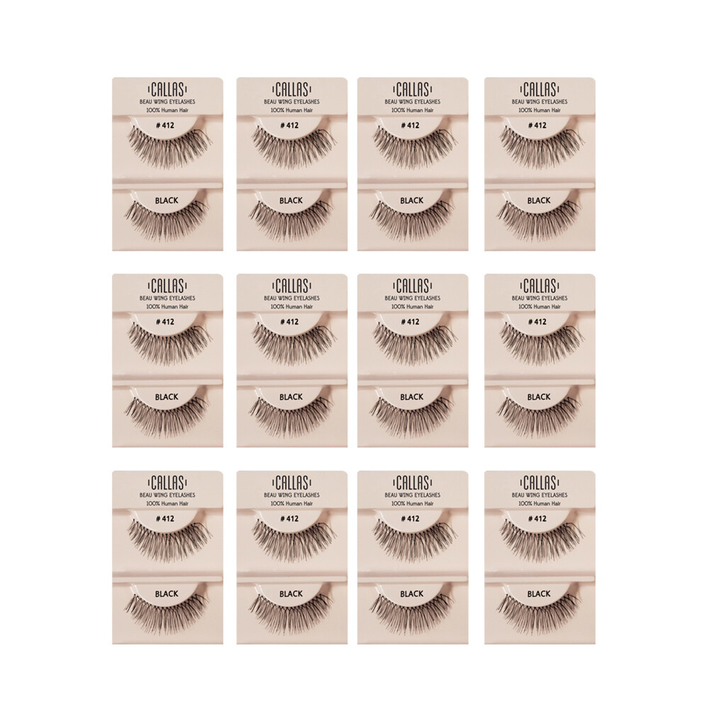 Callas Beau Wing Eyelashes #412 1pair x 12sets