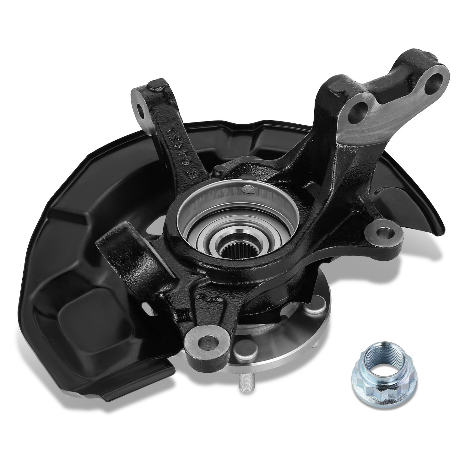 Fit 04-07 Toyota Highlander Front Left Driver Side Loaded Wheel Bearing Knuckle
