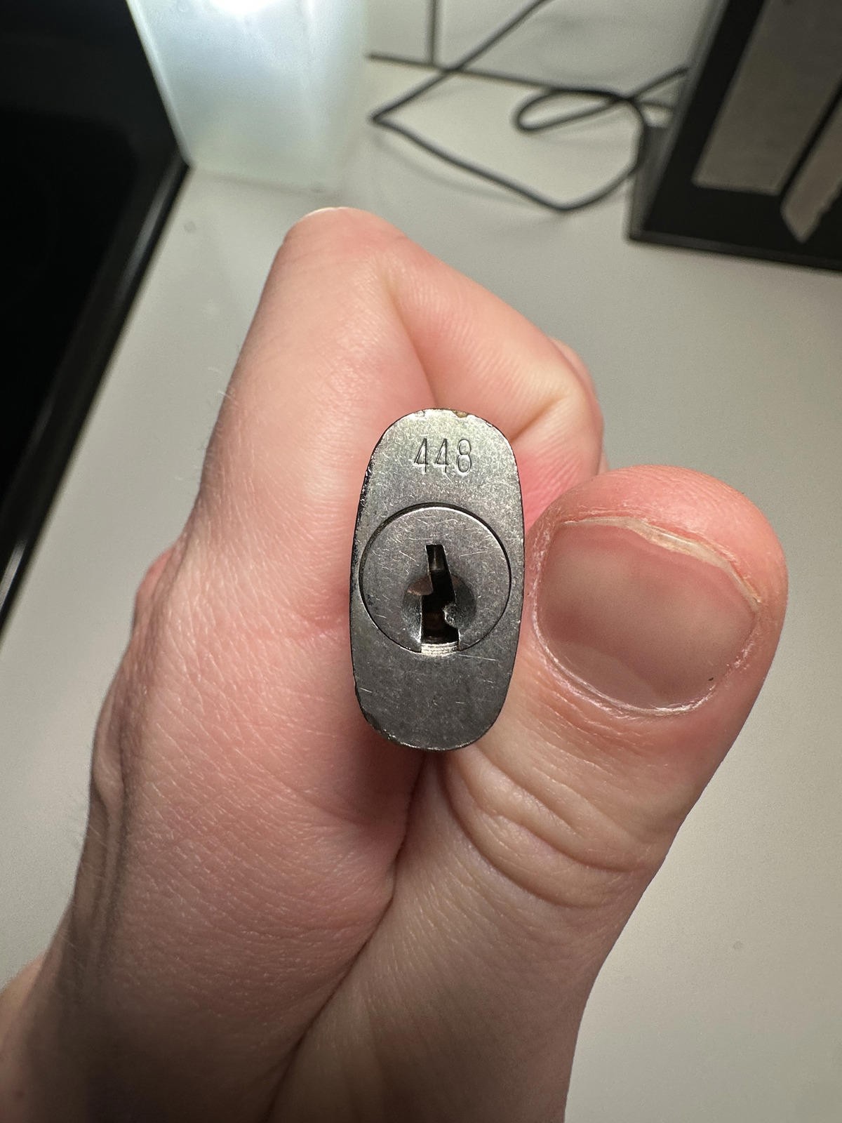 Louis Vuitton Silver Padlock Chain Necklace
