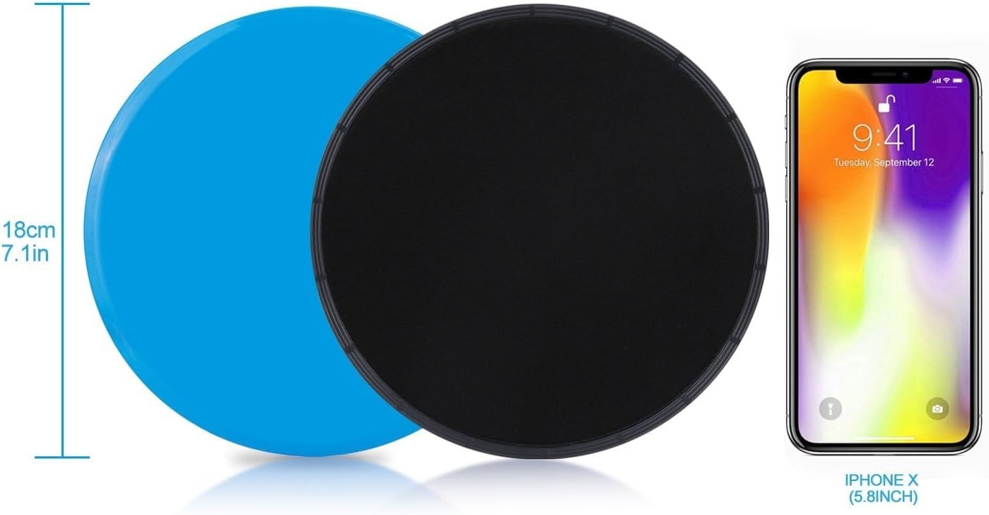 Gliding Discs Core Sliders Exercise Sliders 4 Pack Dual Slider Carpet Hard