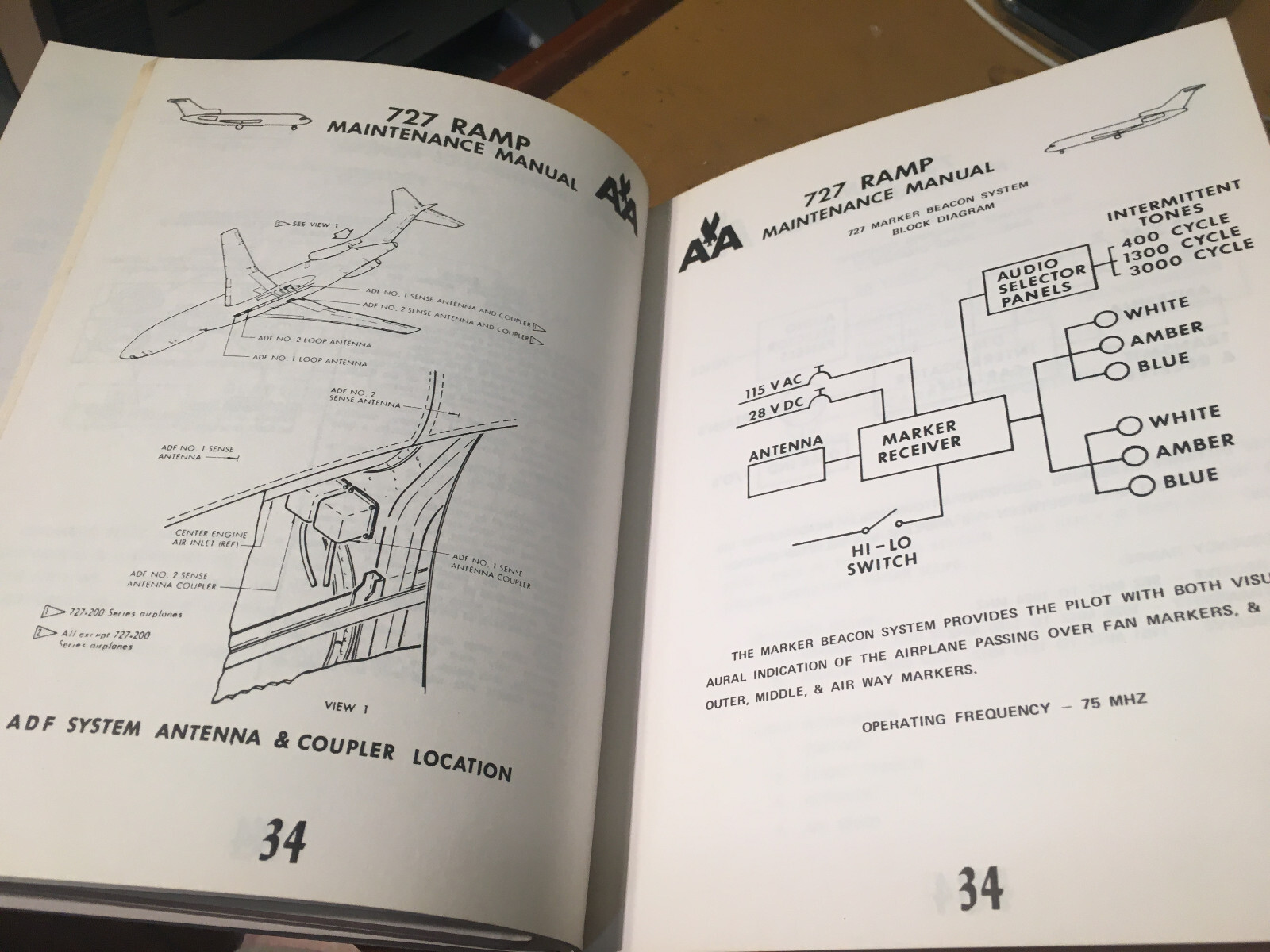 Boeing 727 Ramp Maintenance Manual