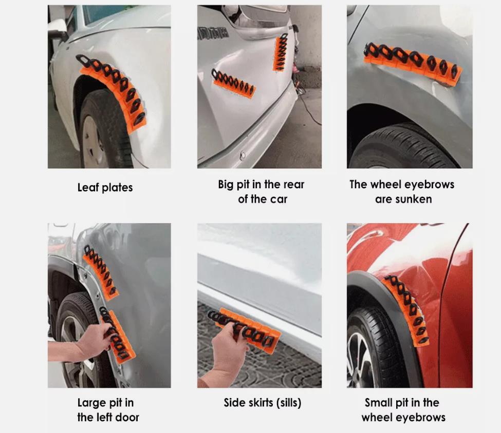 Car Paintless Dent Removal Tool Auto Body Repair Kit Puller Glue Tabs Combo Set