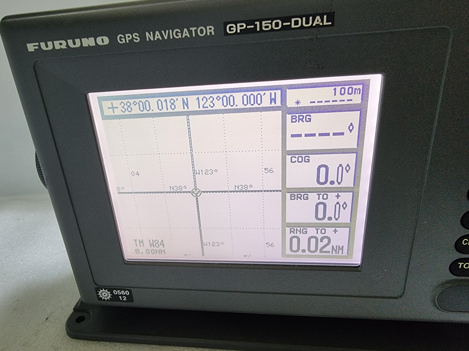 FURUNO GP-150-DUAL MARINE GPS NAVIGATOR NO POWER CABLE!