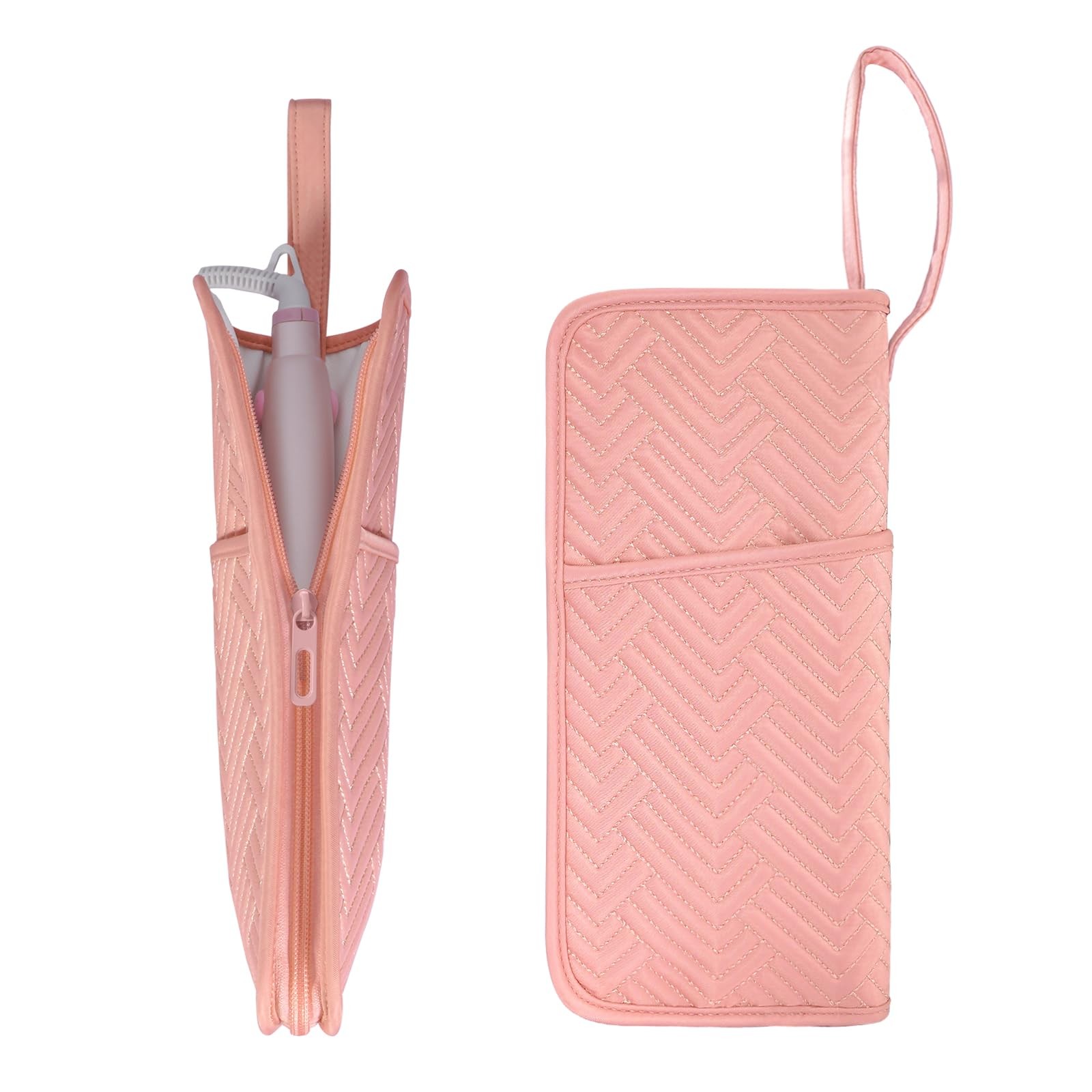 Hot Tools Holder & Mat, Heat Resistant Hair Tools Travel Bag