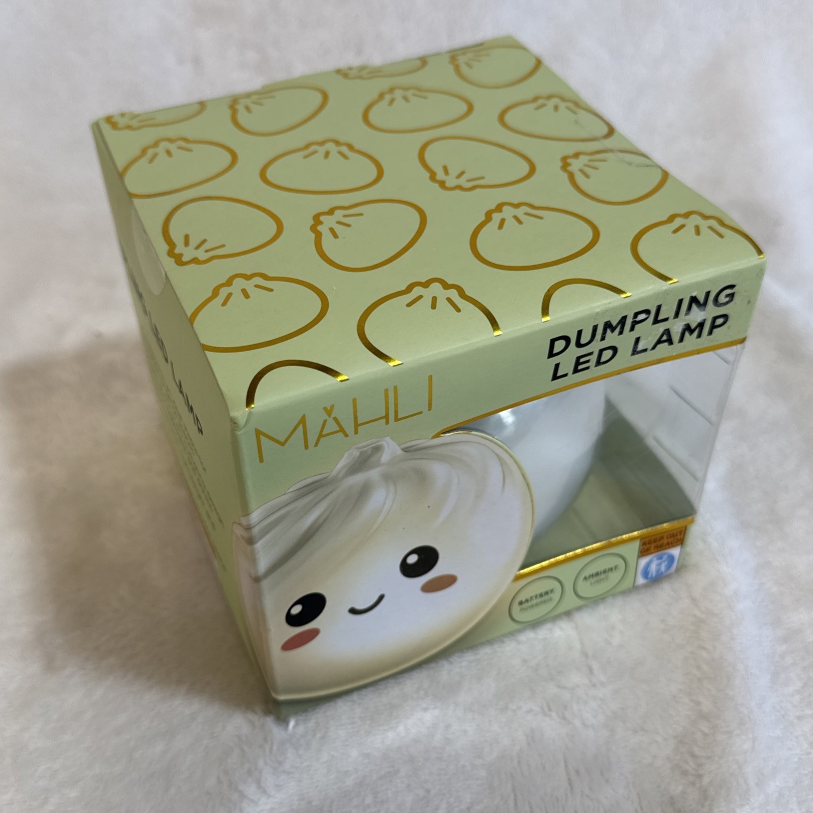 Mahli Dumpling LED Lamp Battery Powered Ambient Light Fun Functional Cute Decor