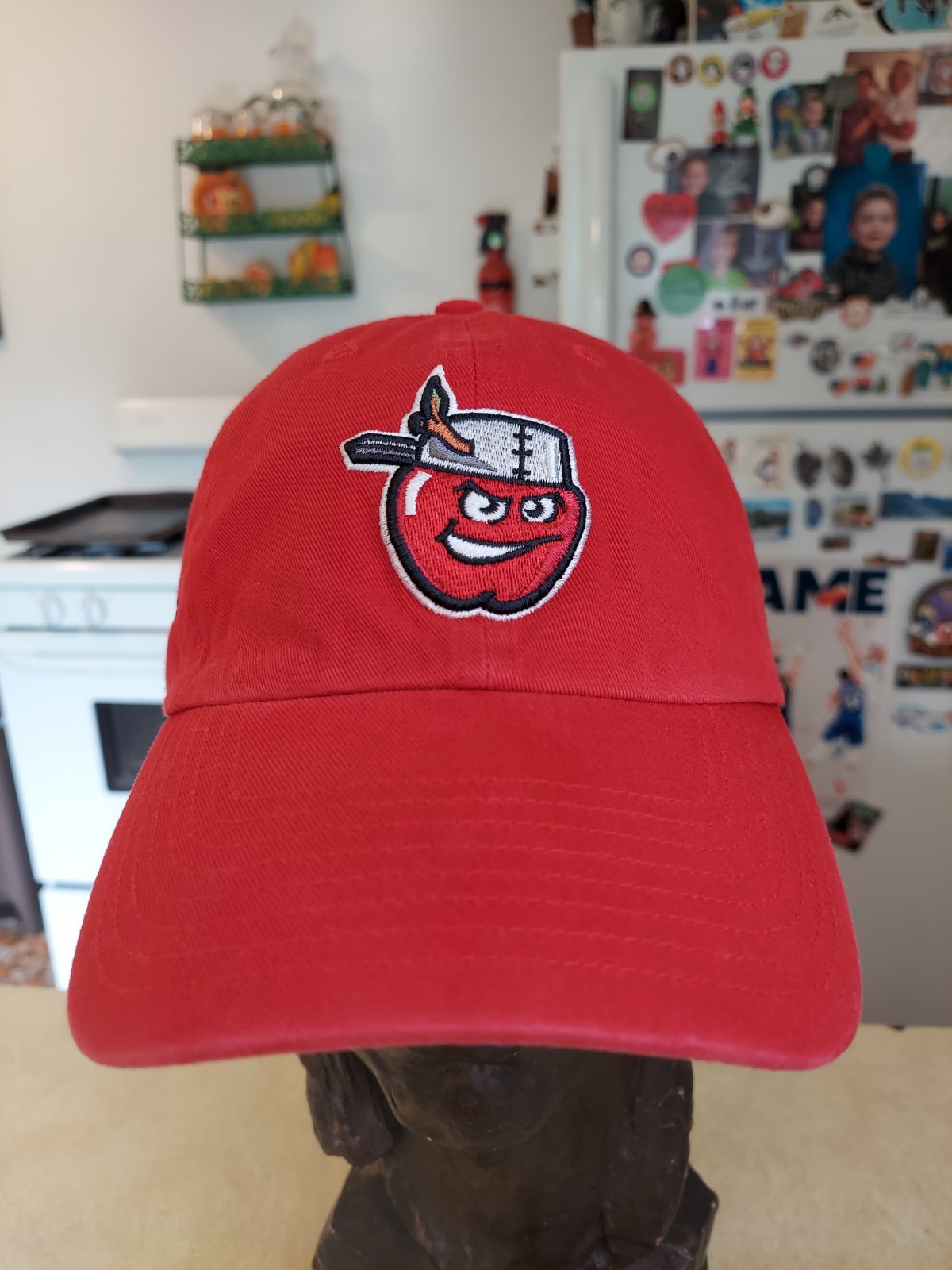 Fort Wayne TinCaps ’47 Brand MiLB Strapback Dad Hat Red Baseball Cap
