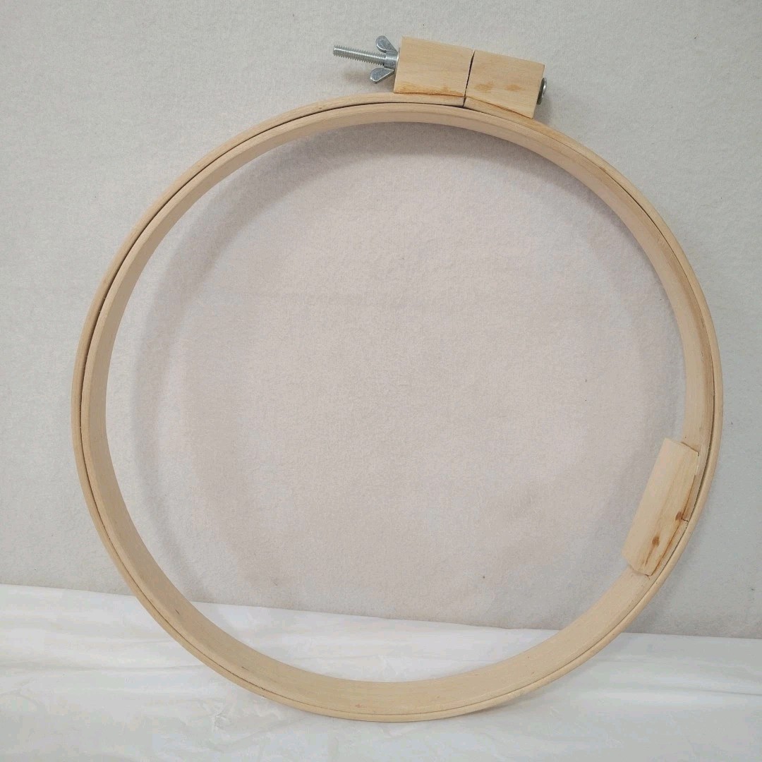 Frank A. Edmunds Hoop 14 Inch Round Wood Quilt Quilting Embroidery Needlepoint