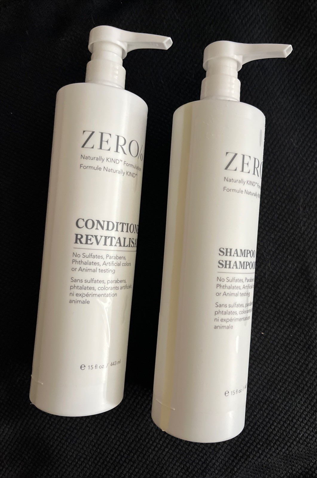 Zero% by Gilchrist & Soames Combo Shampoo & Conditioner 15oz Each  New