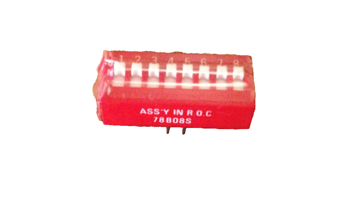 GRAYHILL 78B08S 8-POS DIP SWITCH