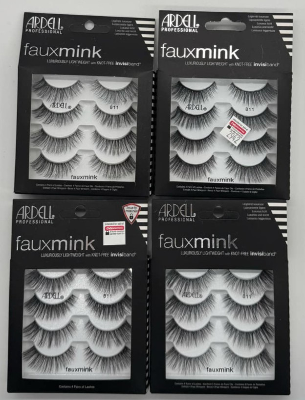 4PK Ardell Professional 811 Fauxmink Lash ~ #67410 ~ 16 TTL ~ FAST SHIP ~ NEW