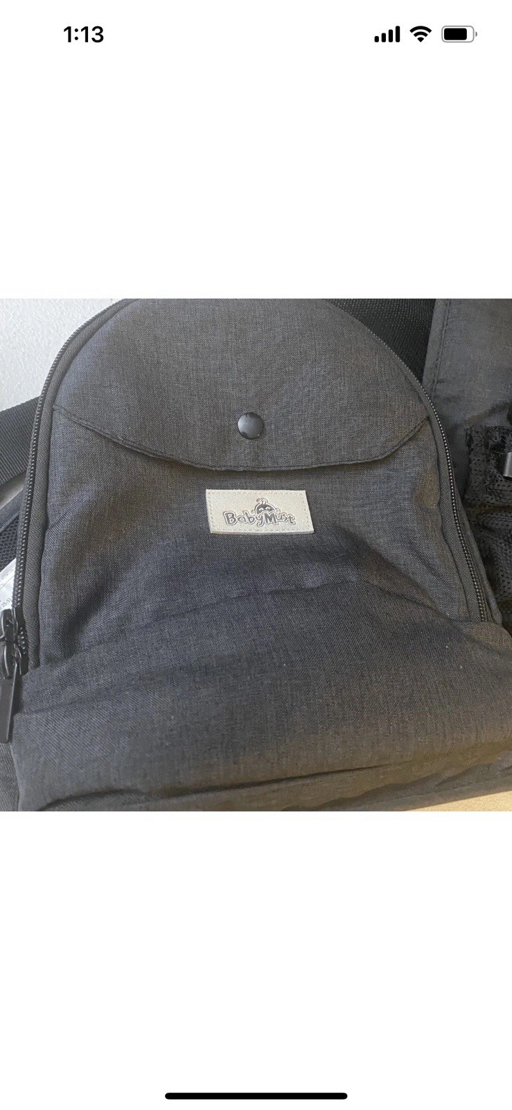 Baby Must Hip Seat Baby Carrier BabyMust YM018 Black