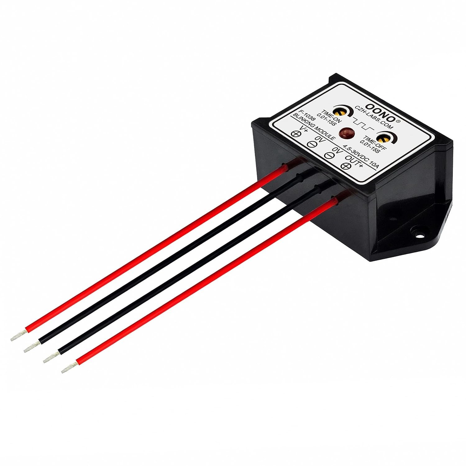 DC 4.5-30V 10Amp Blinking Flasher Module, Normally Open