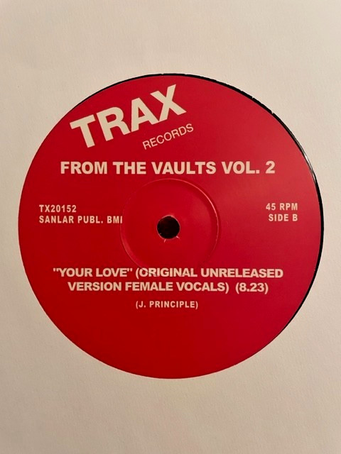 Frankie Knuckles - Your Love / Waiting On My Angel 12" House Vinyl Trax
