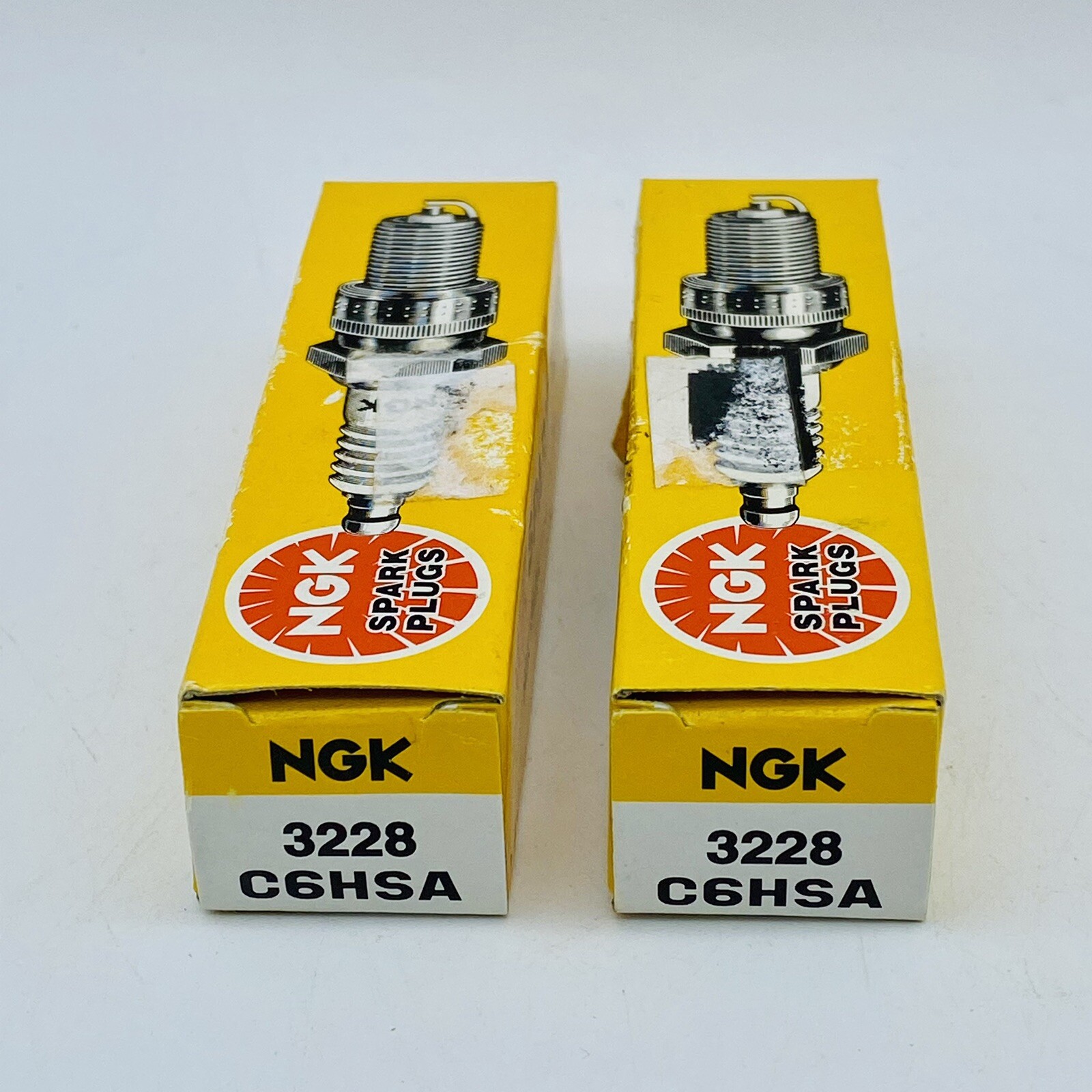 2 NGK Spark Plugs (3228) C6HSA
