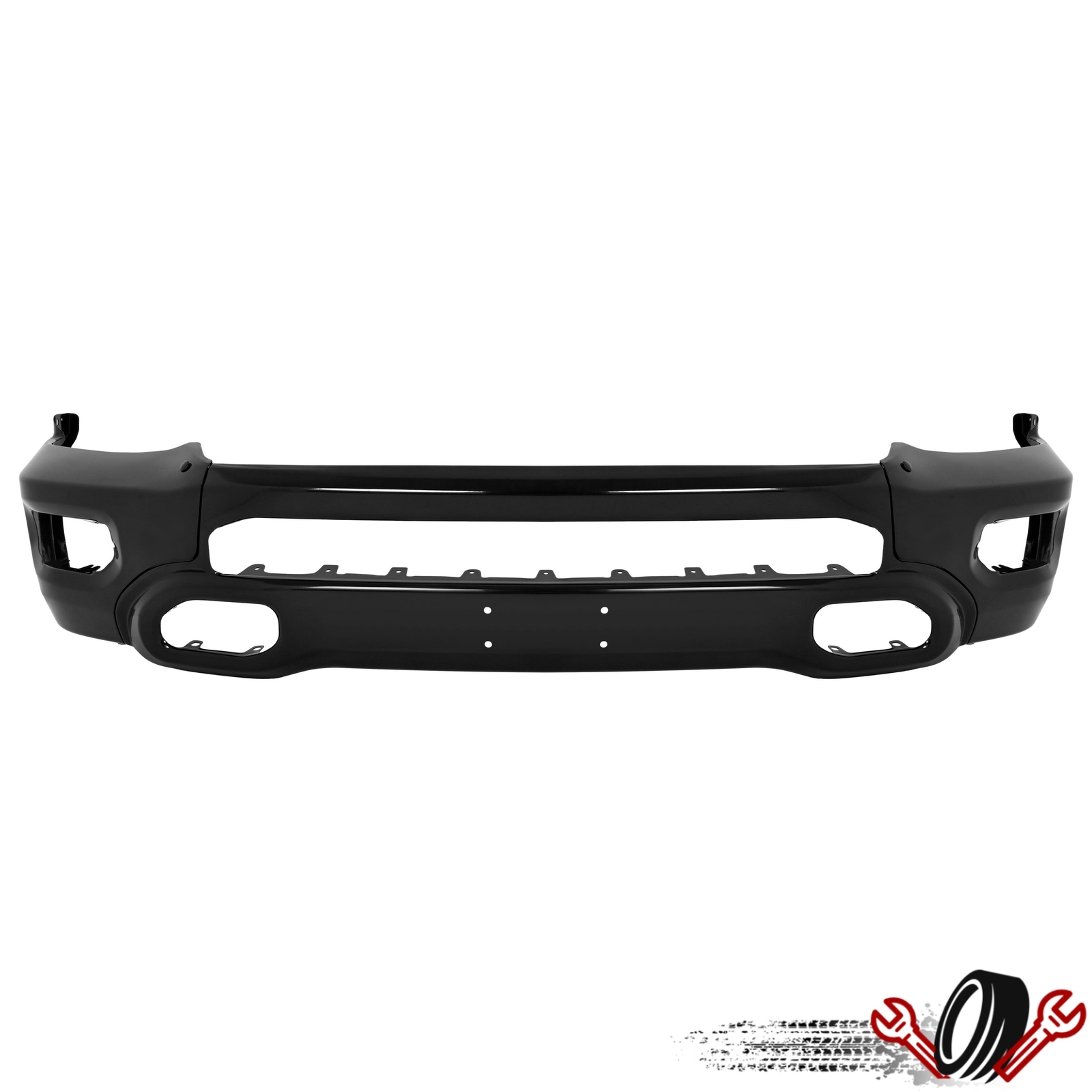 New Front Bumper Face Bar Black Steel Powder Coated For Ram 1500 2019-2024
