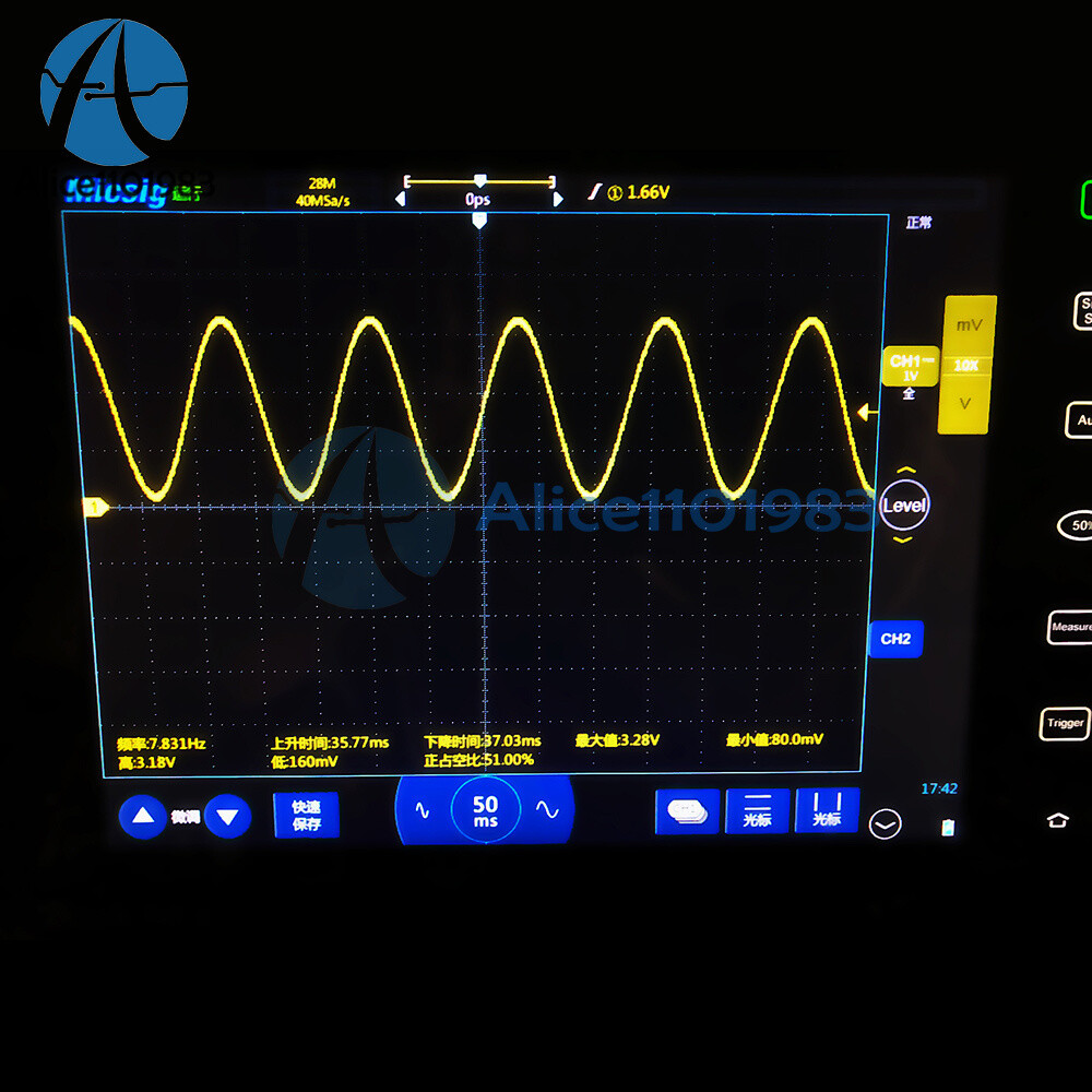 Schumann Wave Generator Pulse Sine Frequency 7.83Hz Adjustable 0.01Hz~30000Hz