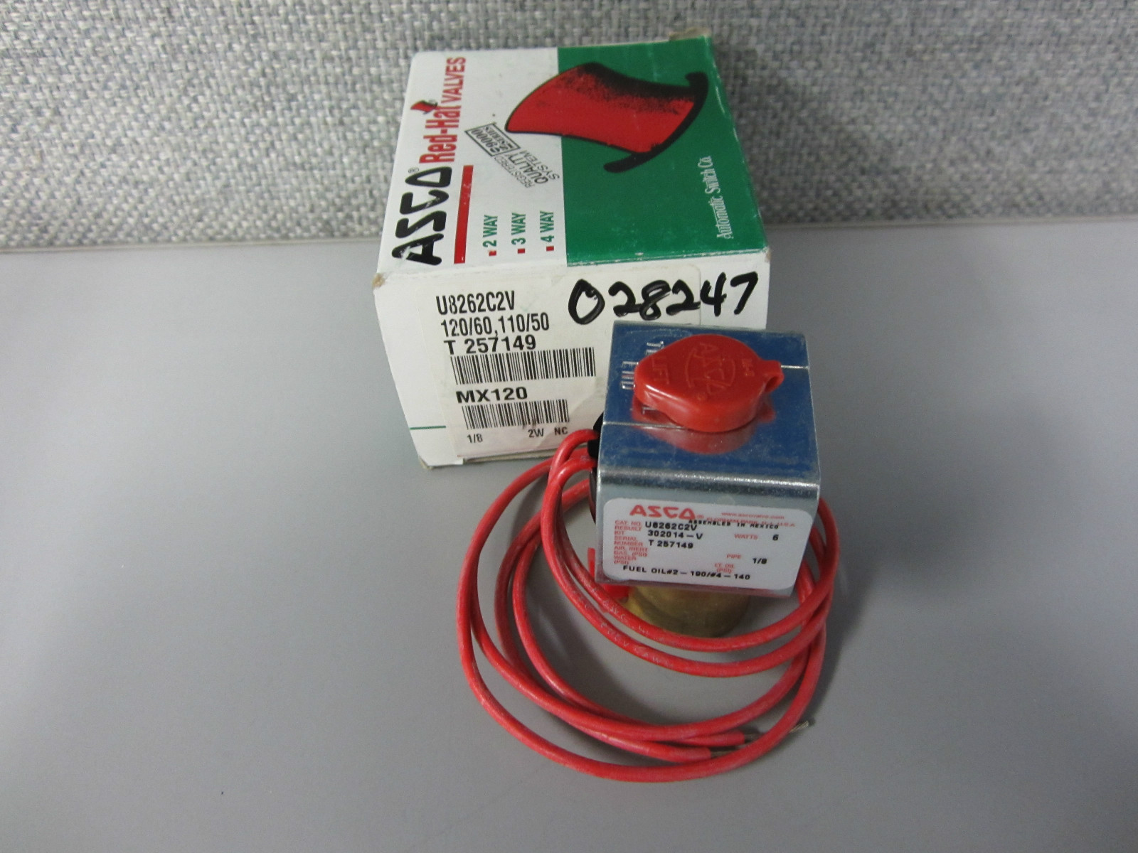 ASCO RED HAT SOLENOID VALVE U8262C2V