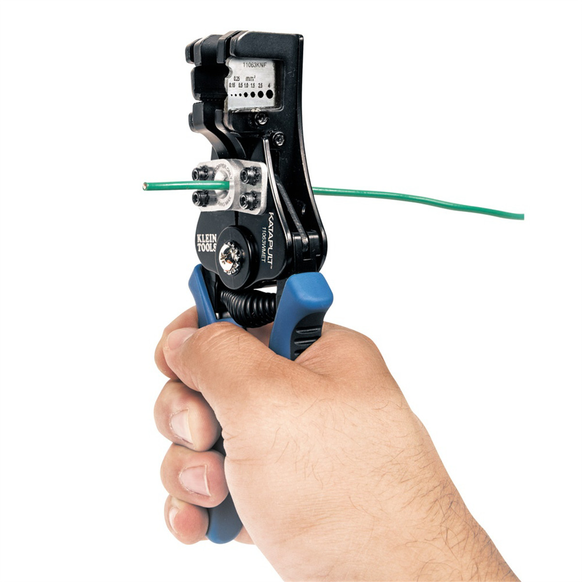 Klein Tools Katapult Wire Stripper and Cutter for Solid and Stranded Wire