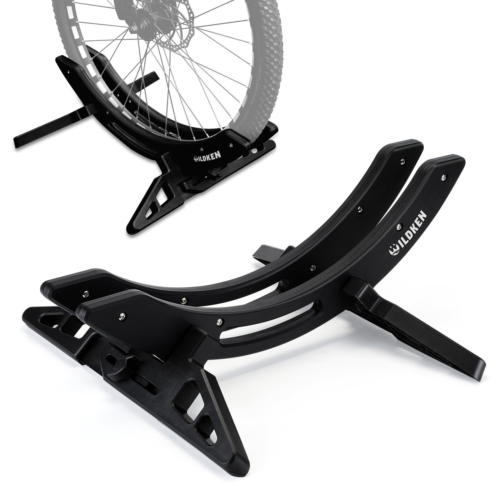 WILDKEN Bike Stand, Bike Stand Floor for Home/Garage Adjustable Bicycle Stand...