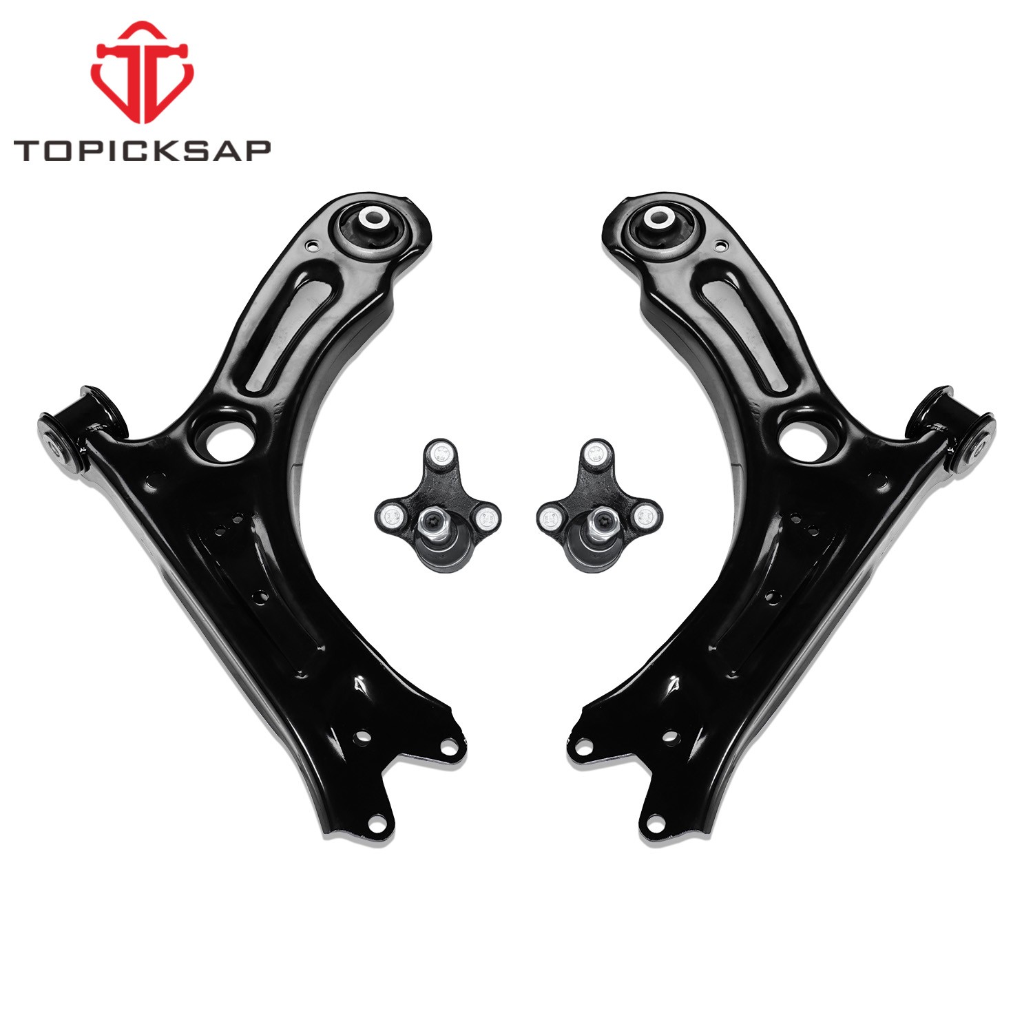 Front Lower Control Arms Ball Joints for 2011 2012 2013 2014 2015-2018 VW Jetta